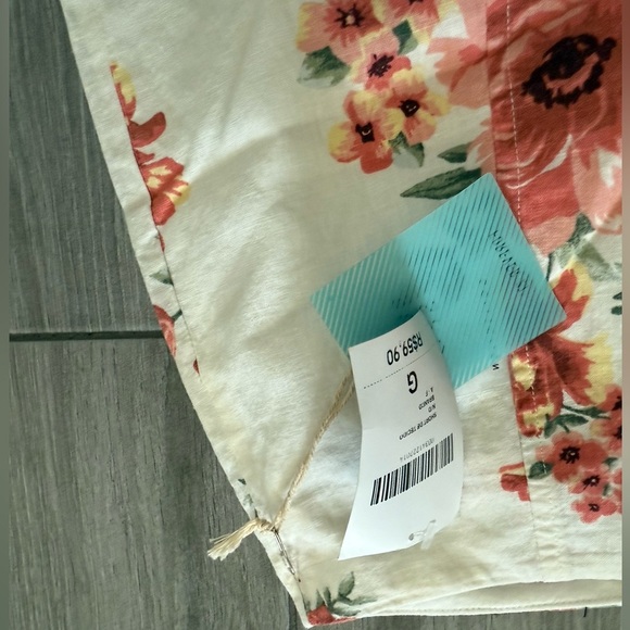 Forever 21|Women's White Linen Floral Shorts in high waisted•••NWT, Large - Picture 8 of 14